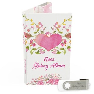 Nasz Ślubny Album - Akwarelowe Kwiaty - DigiAlbum SL7052