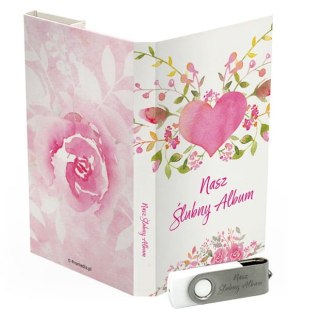 Nasz Ślubny Album - Akwarelowe Kwiaty - DigiAlbum SL7052