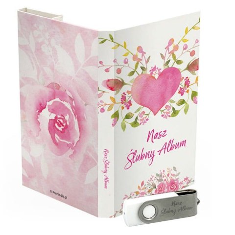 Nasz Ślubny Album - Akwarelowe Kwiaty - DigiAlbum SL7052
