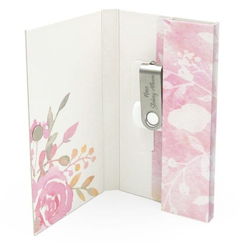 Nasz Ślubny Album - Akwarelowe Kwiaty - DigiAlbum SL7052