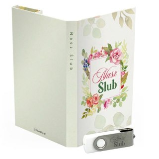 Nasz Ślub - Wieniec z Zieleni i Różu - DigiAlbum SL7055