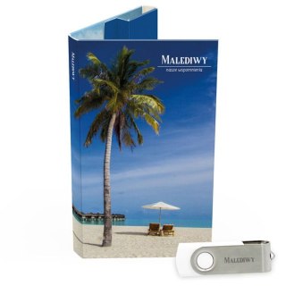 Malediwy - Plaża z Palmą - DigiAlbum TU1591