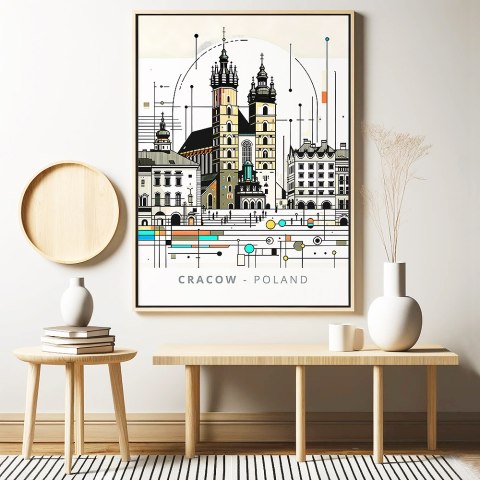 Architektura Krakowa Plakat