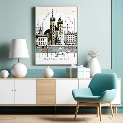 Architektura Krakowa Plakat