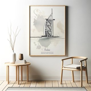 Burj Al Arab Sketch Plakat