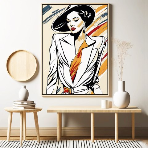 Elegancja w Abstrakcji Plakat