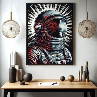 Kosmiczny Promień Astronauty Plakat