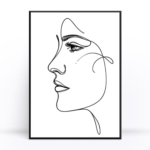 Elegancja w Minimalizmie Plakat Plakat