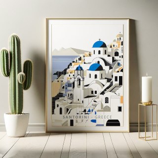 Santorini Dreams Plakat