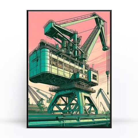 Industrialny Gigant Plakat