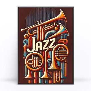 Jazzowa Symfonia Kolorów Plakat