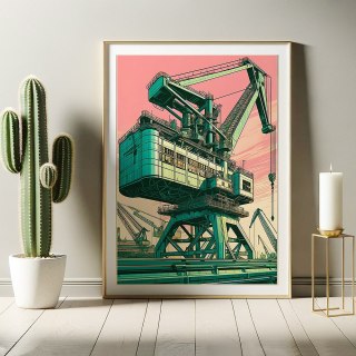 Industrialny Gigant Plakat