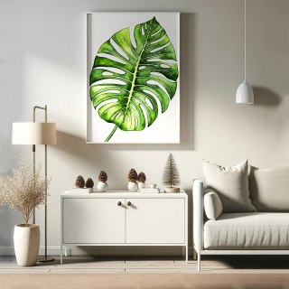 Monstera w Minimalizmie Plakat