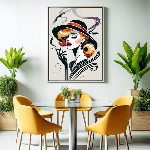 Elegancja Art Deco Plakat