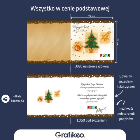 Kartki Świąteczne z Logo - Świąteczna Magia BN2-237