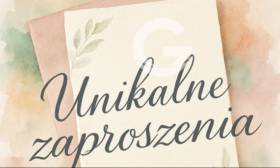Unikalne zaproszenia na papierach ozdobnych