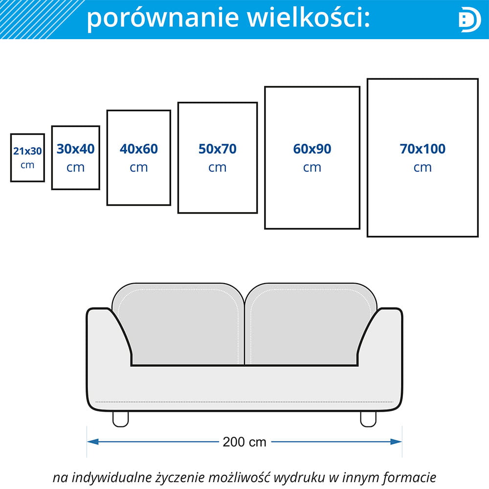 Plakaty dostępne w różnych rozmiarach